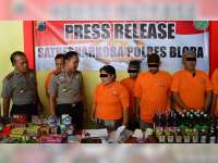 Lima Orang Kurir Narkoba Berhasil Diamankan Polres Blora
