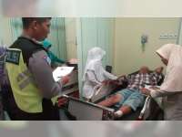 Kecelakaan Motor di Jalan Patimura Bojonegoro, Kedua Pengendara Masuk Rumah Sakit