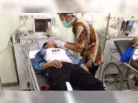 Kurang Hati-Hati Saat Belok, Dua Motor di Sumberrejo Bojonegoro Bertabrakan