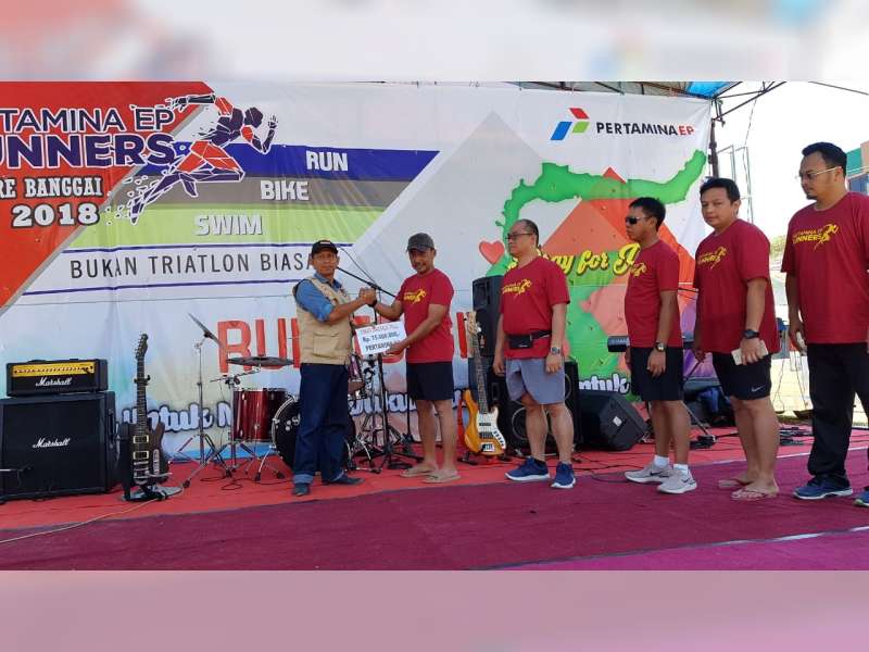Run to Give Pertamina EP Asset 4, Sumbang Pengungsi Bencana Palu dan Donggala