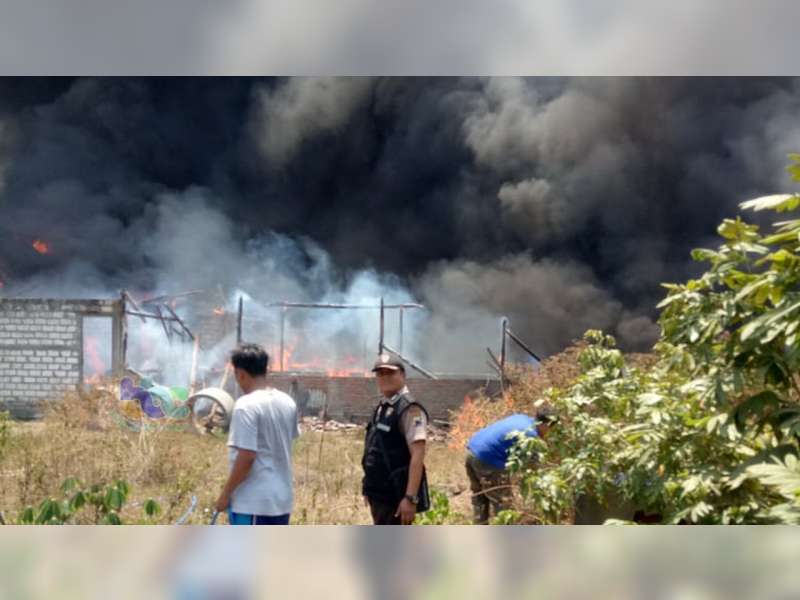 Aparat Masih Lakukan Penyelidikan, Kerugian Material Kebakaran Rumah Warga di Cepu