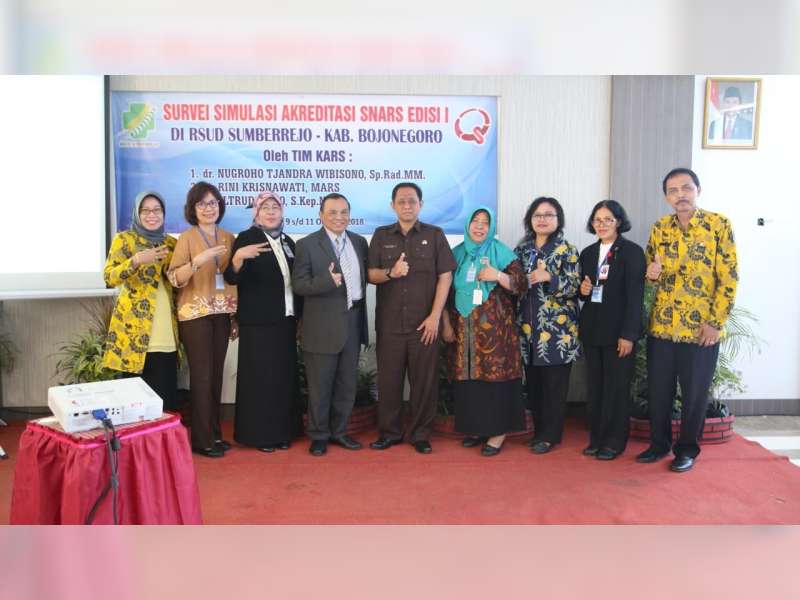 RSUD Sumberrejo Bojonegoro Laksanakan Survei Simulasi Akreditasi SNARS