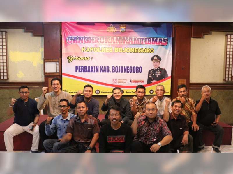 Kapolres Bojonegoro Cangkrukan Kamtibmas Bersama Pengurus Perbakin