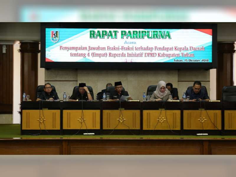 Pembahasan 4 Raperda Kabupaten Tuban Memasuki Babak Baru&nbsp;