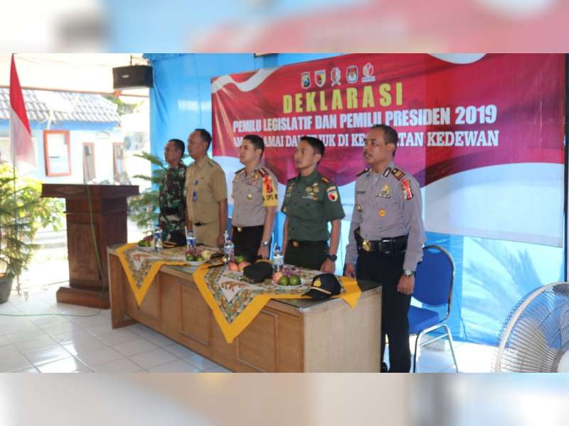 Forpimka Kedewan Bojonegoro Deklarasi Pemilu Damai