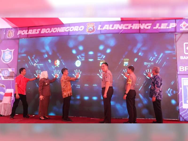 Peluncuran Sistem JEP Polres Bojonegoro Dihadiri Wakapolda Jatim
