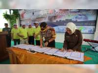 Polres Bojonegoro Terima Sertifikat Kantor Polsek Gondang