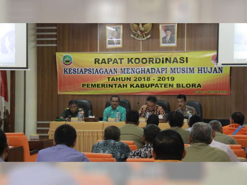 Jelang Musim Hujan, Bupati Blora Ingatkan Kewaspadaan dan Kesiapsiagaan Hadapi Bencana