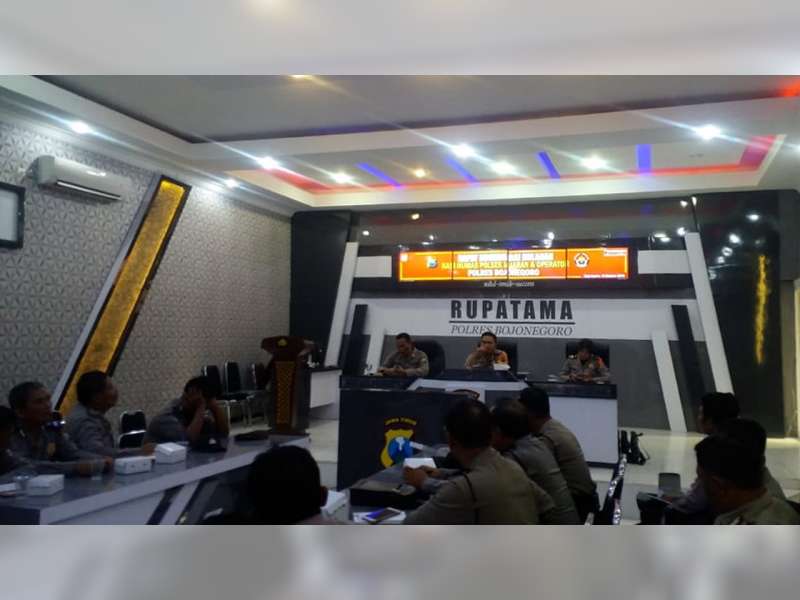 Humas Polres Bojonegoro Siap Mengamankan Pemilu 2019