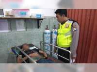 Tabrakan Motor di Kedungadem Bojonegoro, Seorang Pengendara Luka-Luka