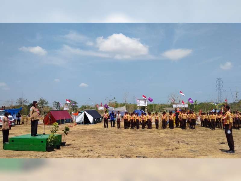 Bupati Bojonegoro Buka Jambore Pramuka Ranting Purwosari
