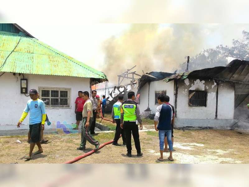 Gudang Tembakau di Baureno Bojonegoro Ludes Terbakar, Diduga Akibat Korsleting Listrik