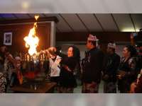 Bupati Pimpin Prosesi Penyemayaman Api Semangat di Pendapa Pemkab Bojonegoro