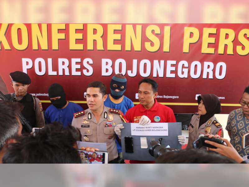 Seorang Pemuda di Bojonegoro Ditangkap Polisi Karena Kedapatan&nbsp;Edarkan Sabu