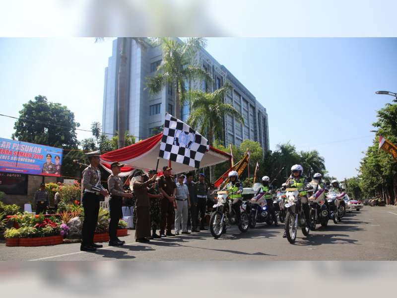 Polres Bojonegoro Laksanakan Apel Gelar Pasukan Operasi Zebra 2018