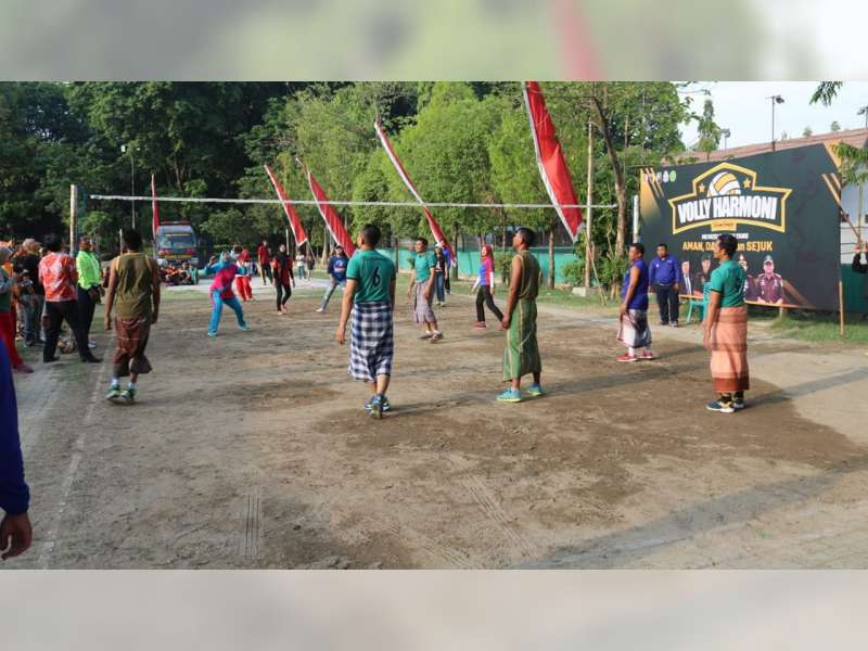 Polres Bojonegoro Gelar Pertandingan Voli Harmoni