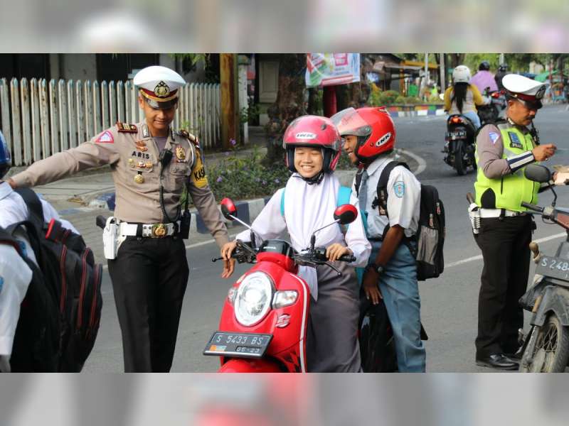 Operasi Zebra Hari Kedelapan di Bojonegoro, Polisi Tidak 165 Pelanggar Lalu-Lintas