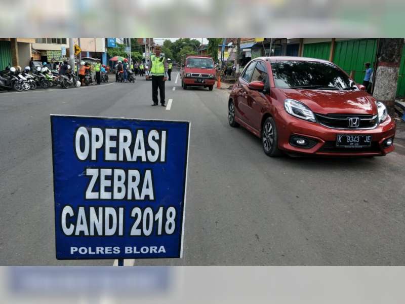 Sat Lantas Polres Blora Tindak 3.000 Lebih Pelanggaran Selama Operasi Zebra Candi 2018