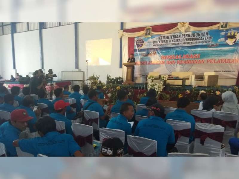 KUPP Brondong Gelar Sosialisasi Keselamatan dan Keamanan Pelayaran pada Nelayan