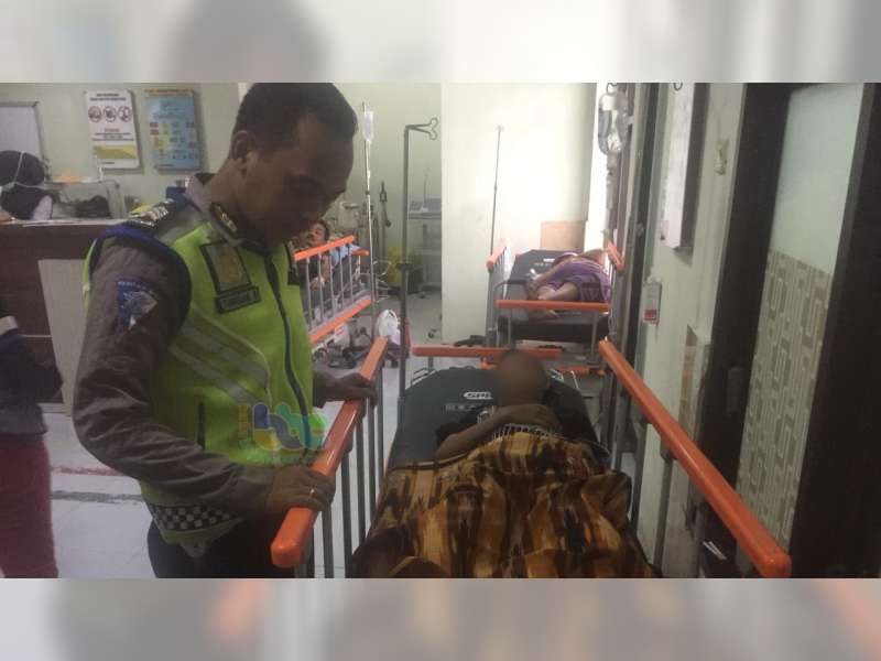 Tabrakan Motor di Kanor Bojonegoro, Seorang Pengendara Luka-Luka