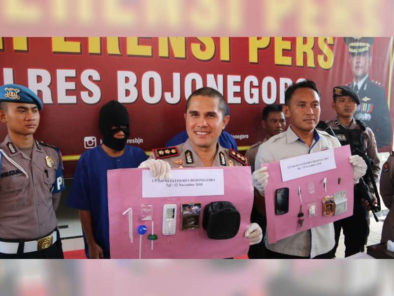 Seorang Warga Jakarta Ditangkap Polisi di Bojonegoro Karena Kedapatan Miliki Sabu-Sabu