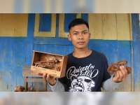 Miniatur Motor Berbahan Limbah Bambu