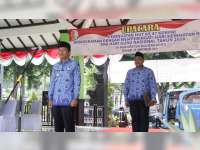 Wabup Pimpin Upacara Peringatan HUT KORPRI, HGN, dan HKN di Alun-Alun Bojonegoro