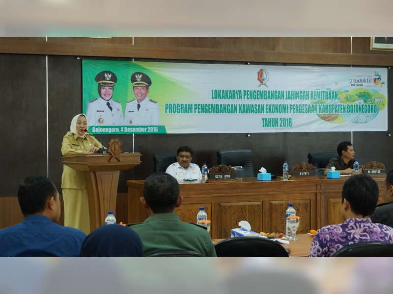 Pemkab Bojonegoro Gelar Lokakarya Pengembangan Kemitraan, Kawasan Ekonomi Pedesaan