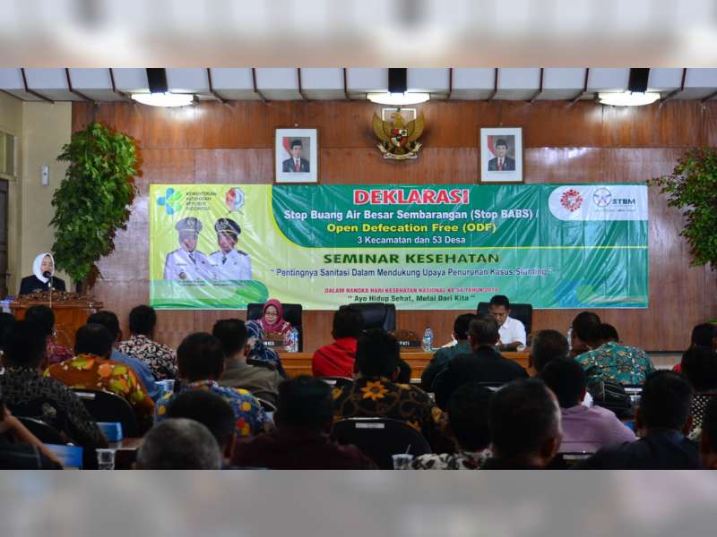 Dinas Kesehatan Kabupaten Bojonegoro Gelar Deklarasi ODF