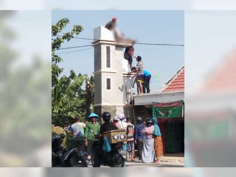 Tersengat Listrik, Warga Gayam Bojonegoro Meninggal di Atas Gapura