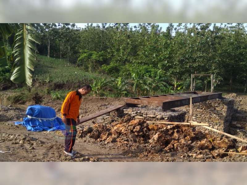 Pembangunan Jalur Alternatif dan Jembatan Darurat di Clebung Bubulan Digenjot