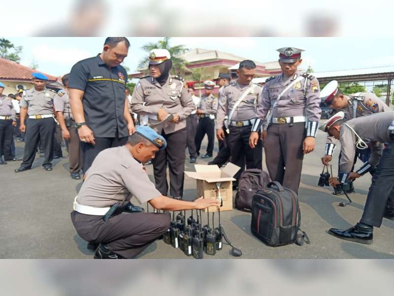 Polres Blora Gelar Apel Alat Komunikasi