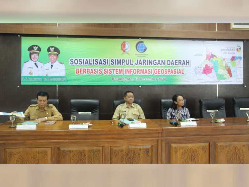 Sosialisasi&nbsp; Simpul Jaringan Daerah Berbasis Geospasial Digelar di Bojonegoro
