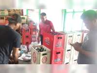 Polisi di Bojonegoro Amankan Ratusan Botol Minuman Keras