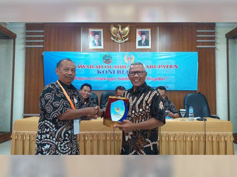 Hery Sutiyono Secara Aklamasi Terpilih Lagi Jadi Ketua KONI Blora