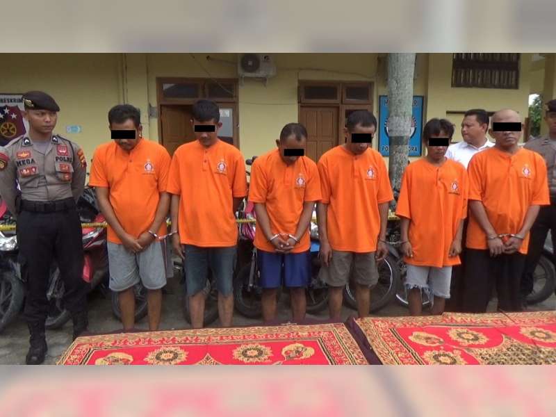 Polres Blora Tangkap 6 Pelaku Curanmor Berikut Barang Bukti 40 Unit Kendaraan