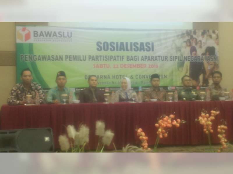 Bawaslu Bojonegoro Gelar Sosialisasi Pengawasan Pemilu Partisipatif Bagi ASN