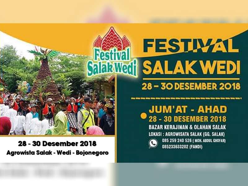 Festival Salak Wedi Bojonegoro, Sajikan Kearifan Lokal