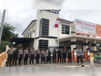 Polisi Terjunkan 80 Personel untuk Pengamanan Unras di Kantor KPU Bojonegoro