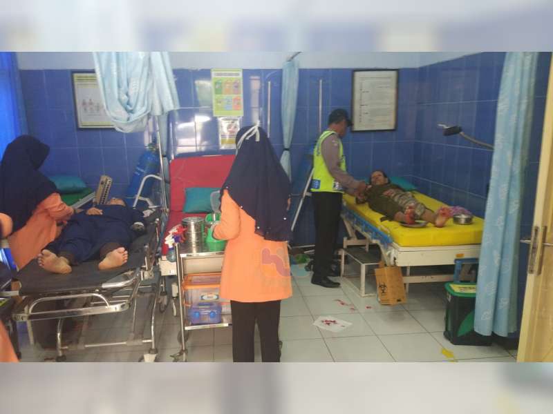 Motor Tabrak Sepeda di Baureno Bojonegoro, 2 Orang Luka-Luka
