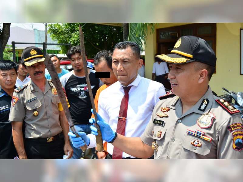 Polres Blora Tangkap Seorang Pelaku Pencurian dan Penusukan Petugas Polhut