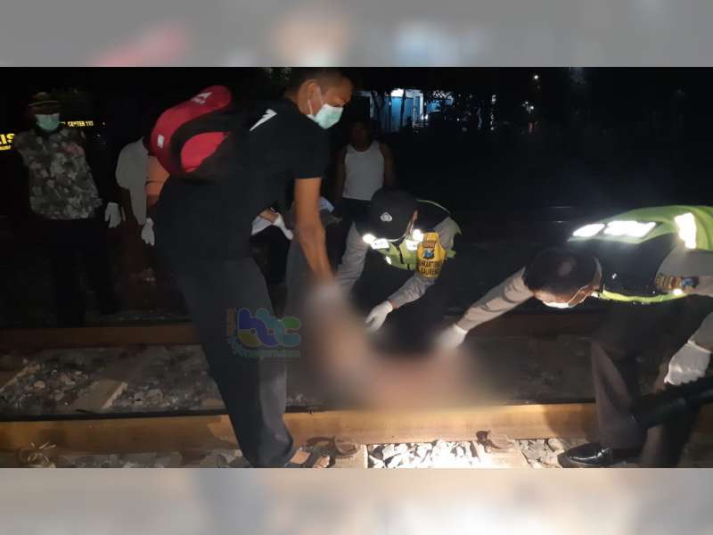 Warga Lamongan, Tewas Tertabrak Kereta Api di Baureno Bojonegoro