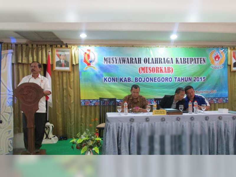 Mosi Tidak Percaya, Ketua KONI Bojonegoro Dilengserkan