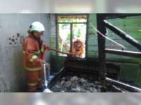 Diduga Akibat Obat Nyamuk, Rumah Warga Kedungadem Bojonegoro Terbakar