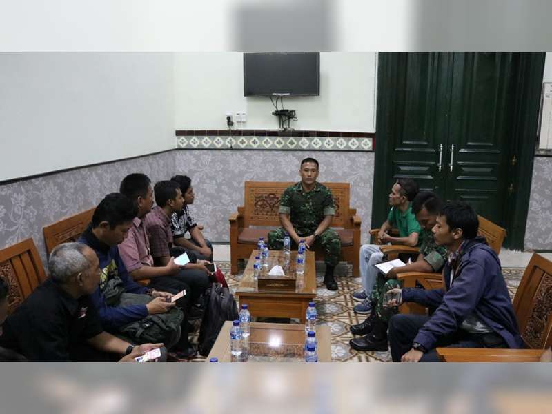 Kodim 0721 Blora Pererat Silahturahmi dengan Insan Pers