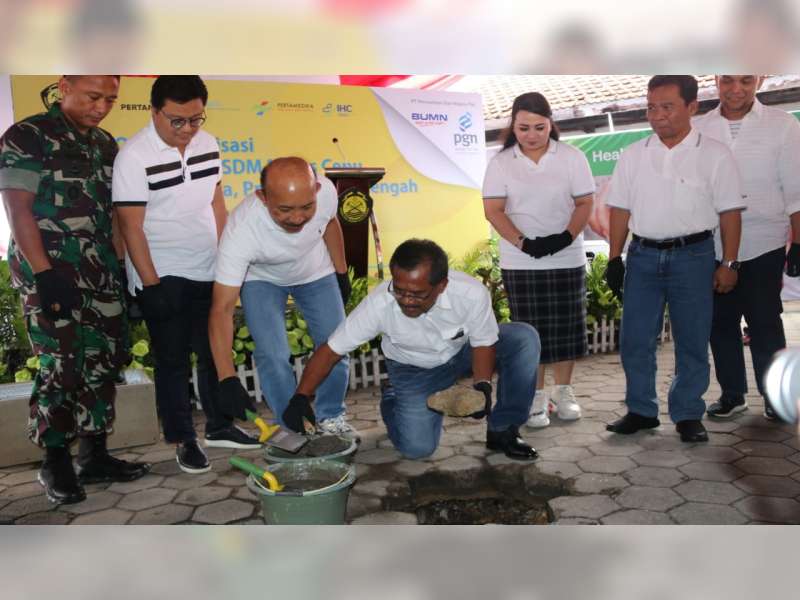 Bupati Blora Letakan Batu Pertama, Revitalisasi Rumah Sakit PPSDM Migas