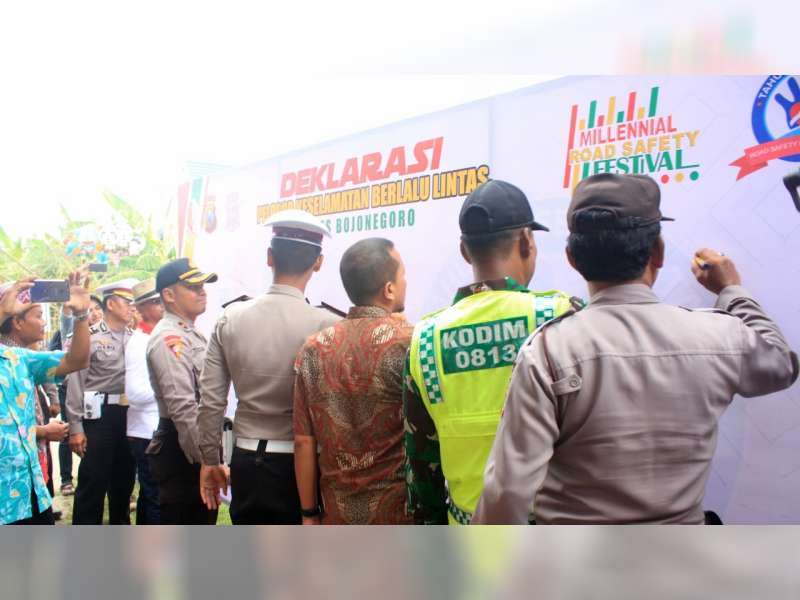 Polres Bersama Pemkab Bojonegoro, Gelar Millennial Enterpreneur Expo