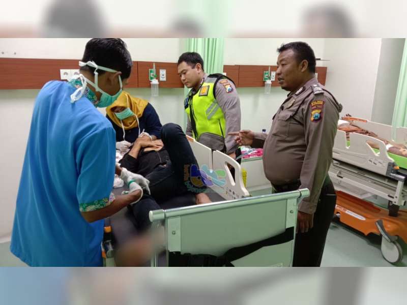 Tabrakan Motor di Padangan Bojonegoro, 1 Orang Meninggal Dunia 2 Orang Lainnya Luka Berat