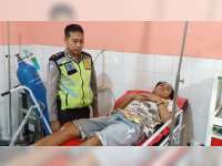 Tabrak Lari di Ngraho Bojonegoro, Pengemudi Pikap Luka-Luka