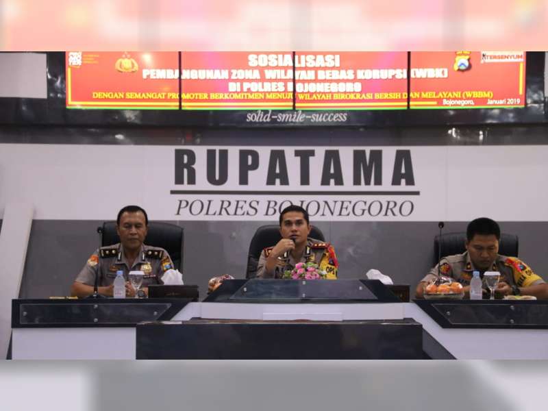 Polres Ngawi Lakukan Studi Tiru Pembangunan ZI di Polres Bojonegoro
